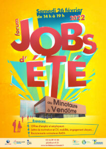 affiche événement Jobs d'été Minotaure