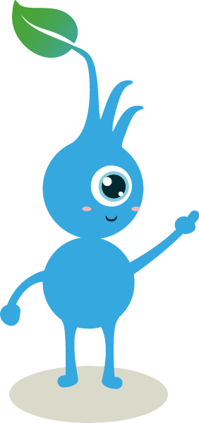 Mascotte RSE groupe VSF bleu