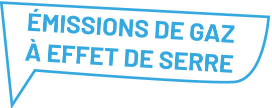 Bulle émissions de gaz à effet de serre