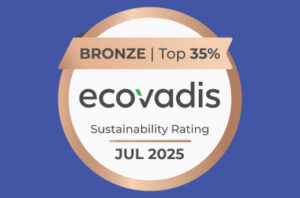 Médaille d ebronze Ecovadis Top 35 % Groupe VSF